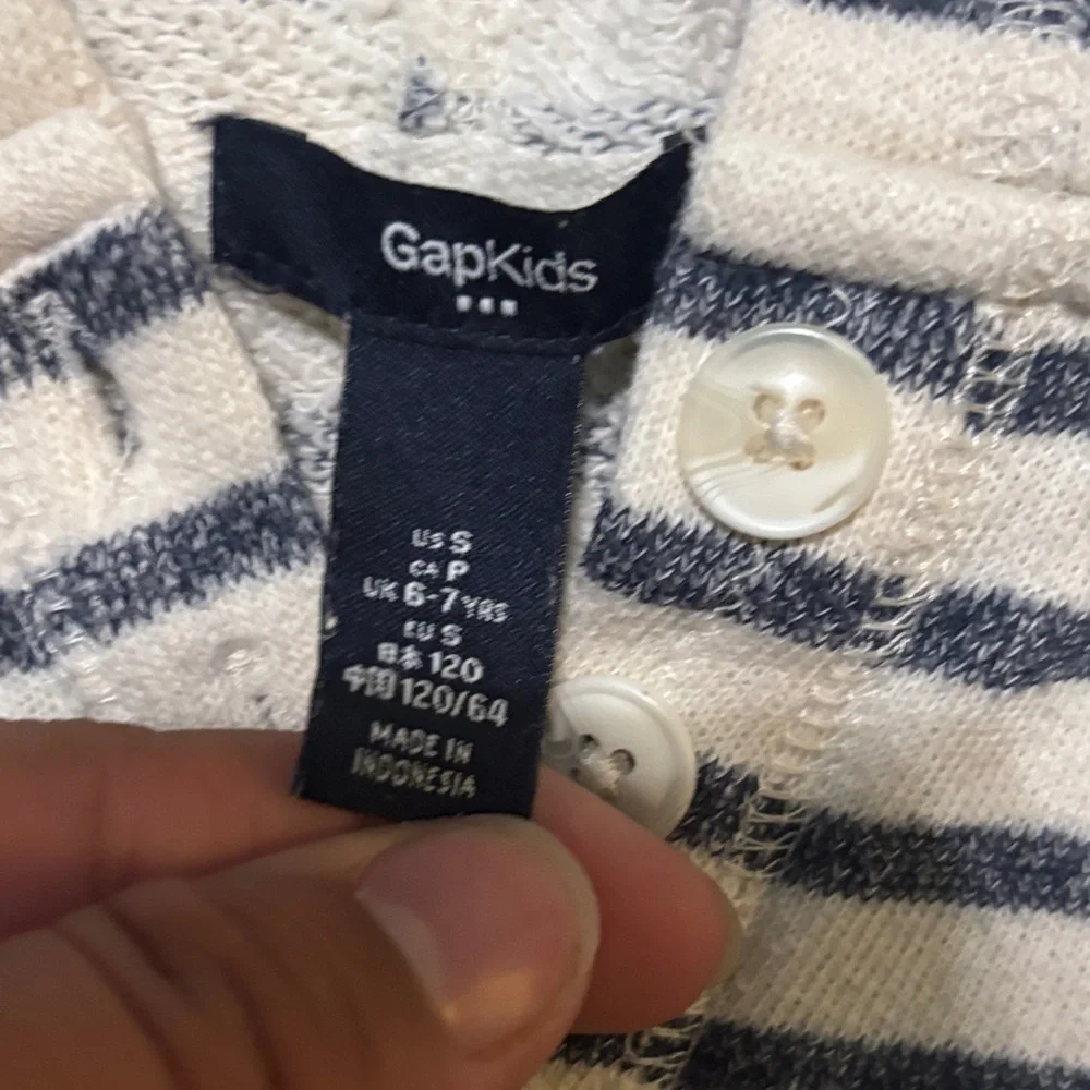 GAP Kids Navy and White Striped Sweater (AB2)